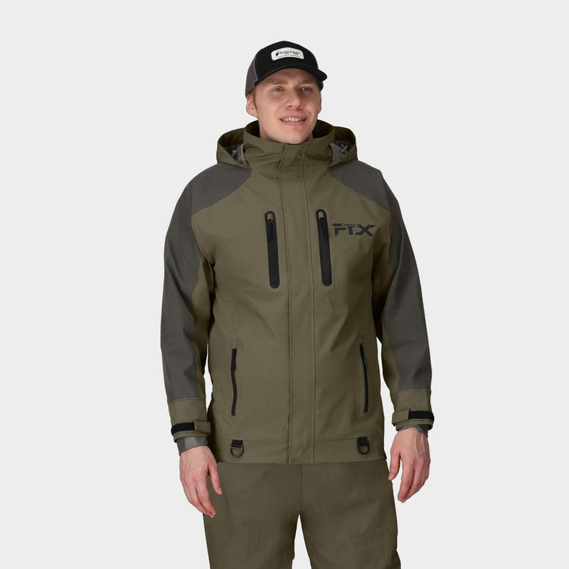 Load image into Gallery viewer, Frogg Toggs Mens Brown and Stone FTX Elite Jacket
