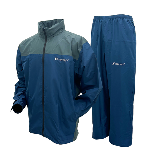 Frogg Toggs Men's Vapor Rain Suit - Blue and Gray
