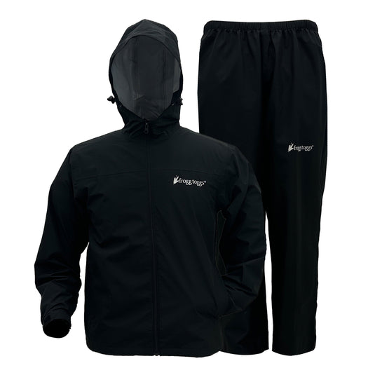 Frogg Toggs Womens Black Vapor Rain Suit