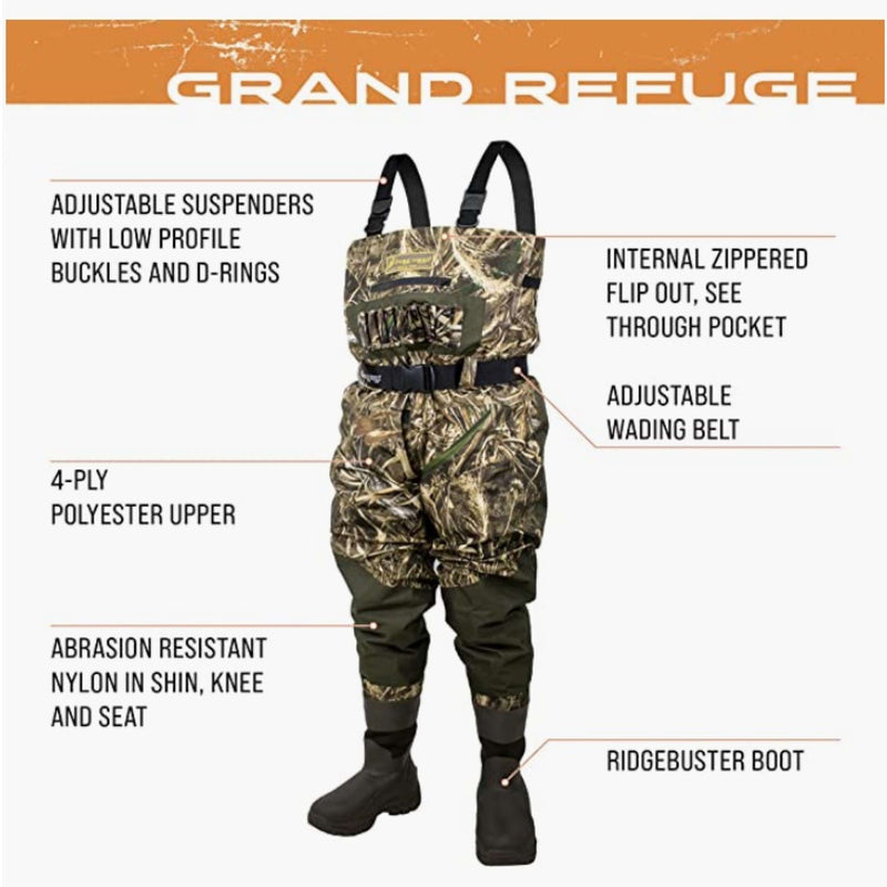 Load image into Gallery viewer, Frogg Toggs Mens MO Original Bottomland Grand Refuge® 3.0 Bootfoot Wader

