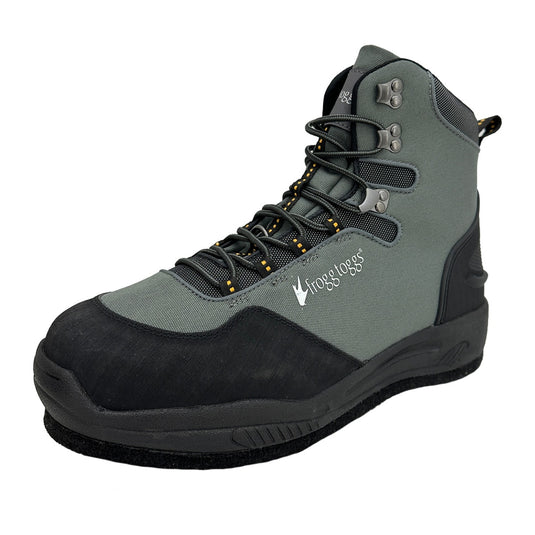 Frogg Toggs Mens Dark Graphite Deep Current Felt Wading Boot