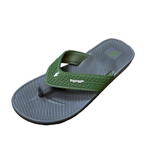 Frogg Toggs Mens Forest Green Flipped Out Flip Flop Sandal