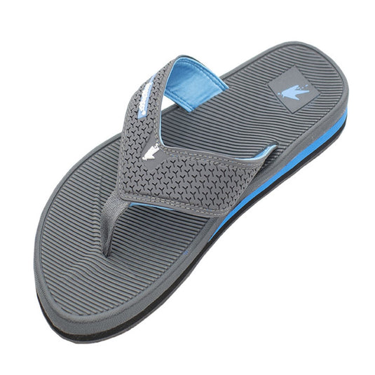 Frogg Toggs Mens Gray Flipped Out Flip Flop Sandal