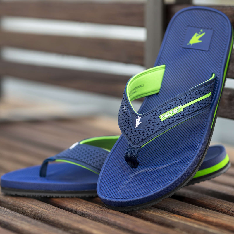 Load image into Gallery viewer, Frogg Toggs Mens Forest Green Flipped Out Flip Flop Sandal
