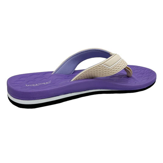 Frogg Toggs Womens Beige Flipped Out 2.0 Flip Flop Sandal