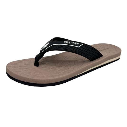 Frogg Toggs Womens Black Flipped Out 2.0 Flip Flop Sandal