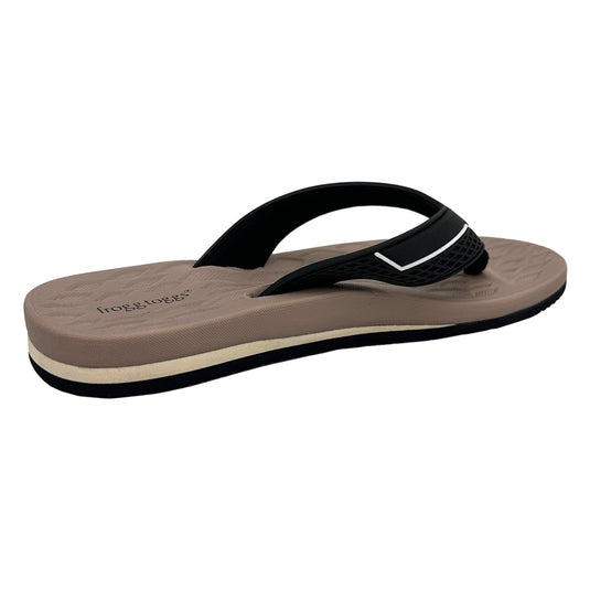 Frogg Toggs Womens Black Flipped Out 2.0 Flip Flop Sandal