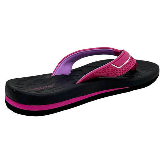 Frogg Toggs Womens Pink Flipped Out 2.0 Flip Flop Sandal