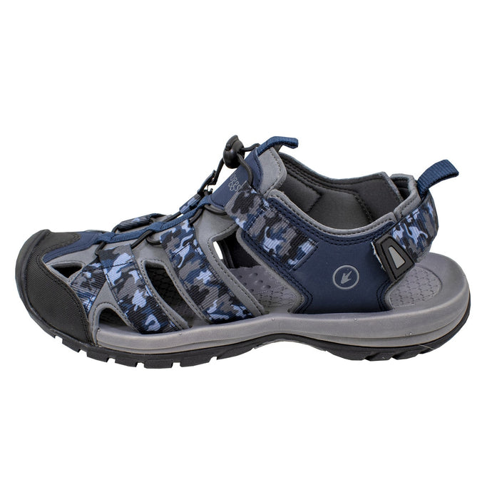 Frogg Toggs Mens Blue Camo River Sandal Shoe