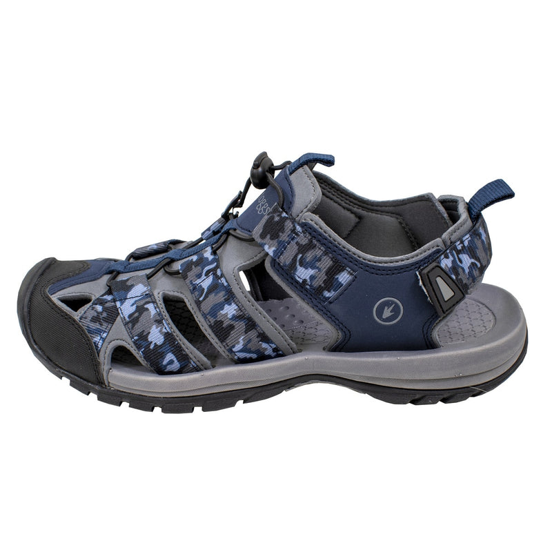 Load image into Gallery viewer, Frogg Toggs Mens Blue Camo River Sandal Shoe
