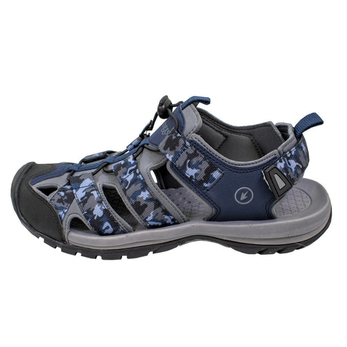 Frogg Toggs Mens Blue Camo River Sandal Shoe