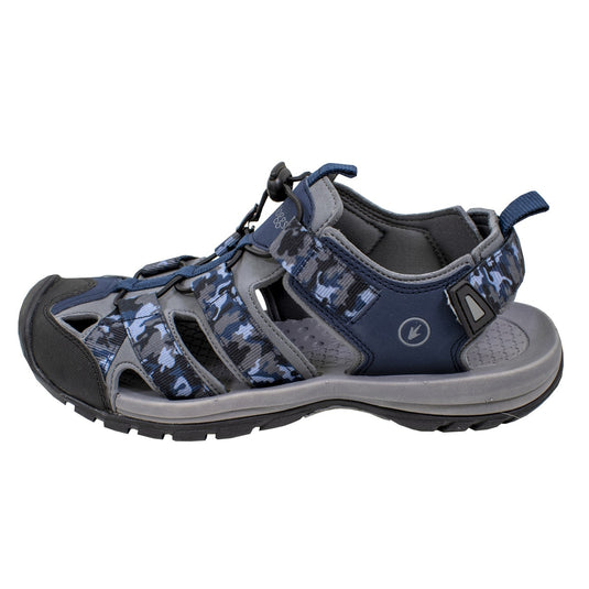 Frogg Toggs Mens Blue Camo River Sandal Shoe