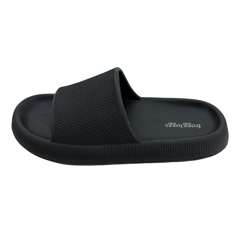 Load image into Gallery viewer, Frogg Toggs Womens Black Squisheez Slide
