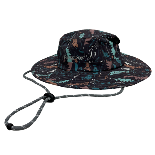 Frogg Toggs Gray Fly Fish Chilly Pro Performance Cooling Boonie