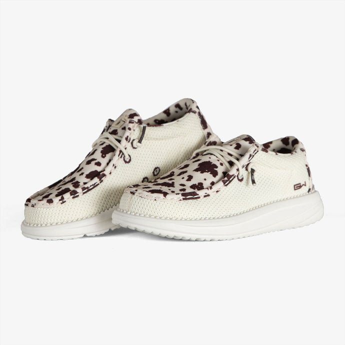 Gator Waders Kids Brown Cow Camp Shoes