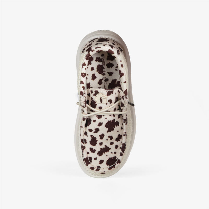 Load image into Gallery viewer, Gator Waders Kids Brown Cow Camp Shoes
