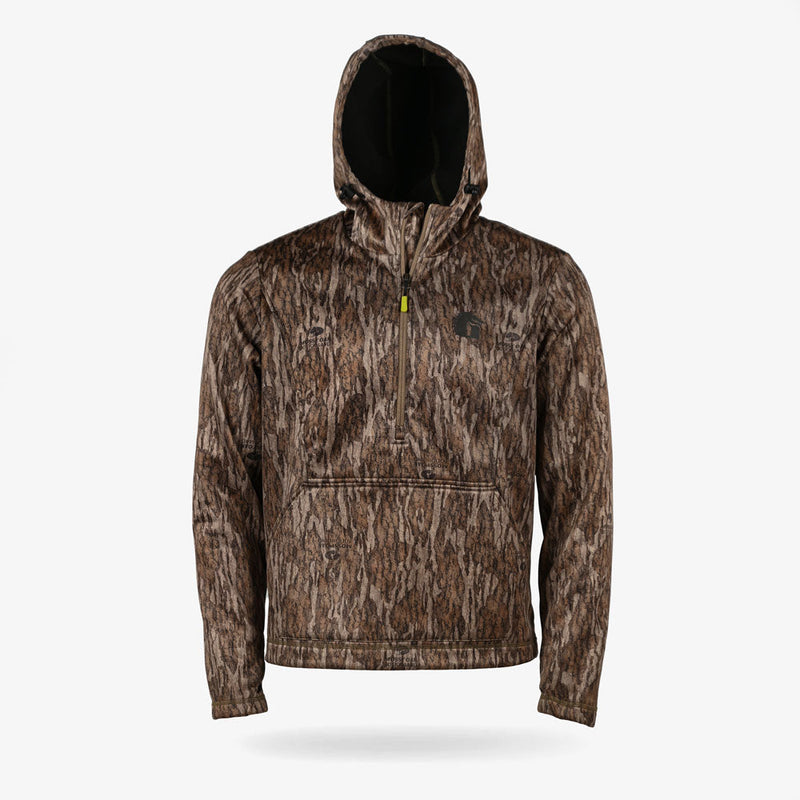 Load image into Gallery viewer, Gator Waders Mens Mossy Oak Bottomland Catahoula 1/2 Zip Hoodie
