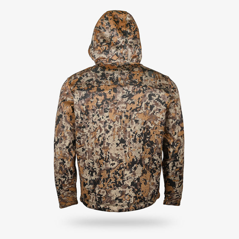 Load image into Gallery viewer, Gator Waders Mens Seven Brown Catahoula 1/2 Zip Hoodie
