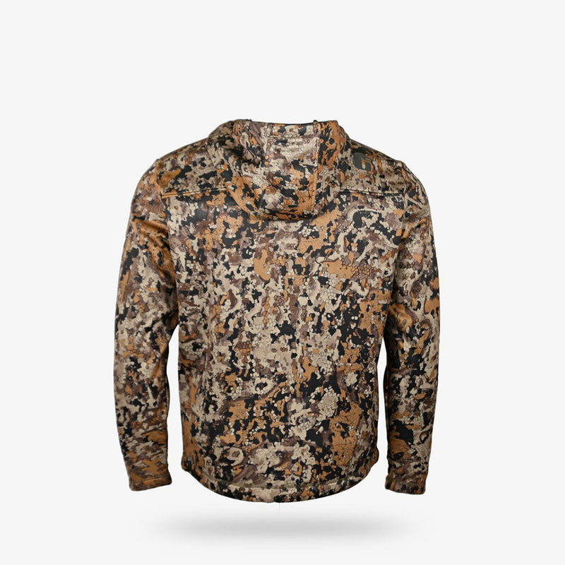 Load image into Gallery viewer, Gator Waders Mens Seven Brown Catahoula 1/2 Zip Hoodie
