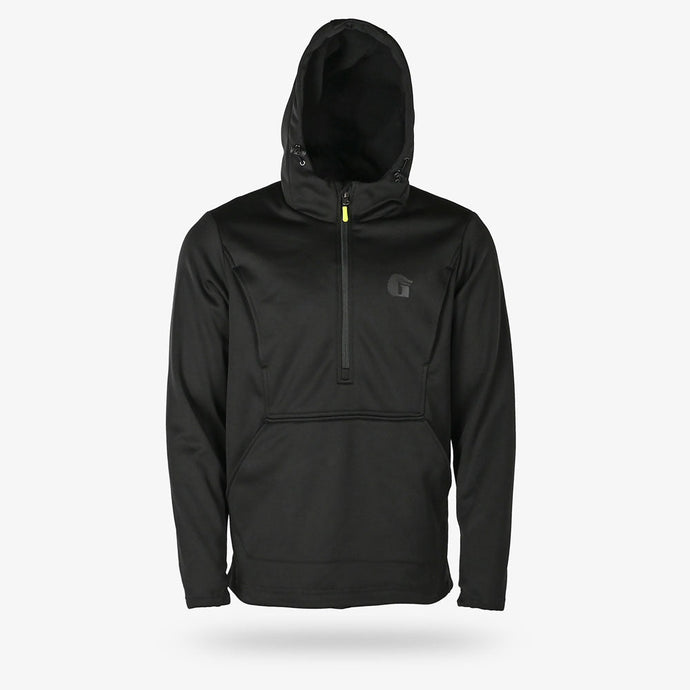 Gator Waders Mens Black Catahoula 1/2 Zip Hoodie