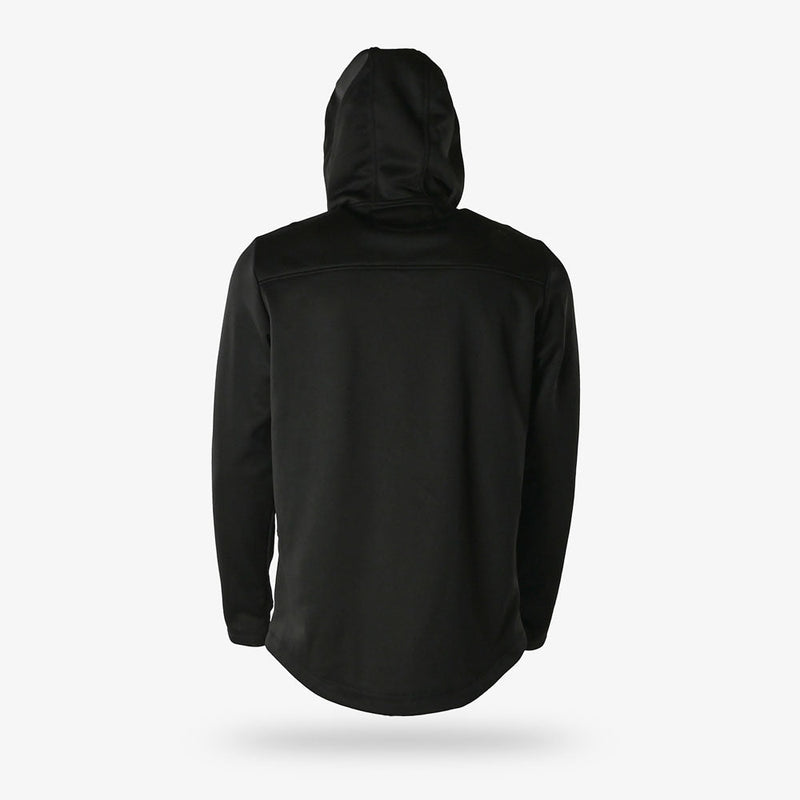 Load image into Gallery viewer, Gator Waders Mens Black Catahoula 1/2 Zip Hoodie
