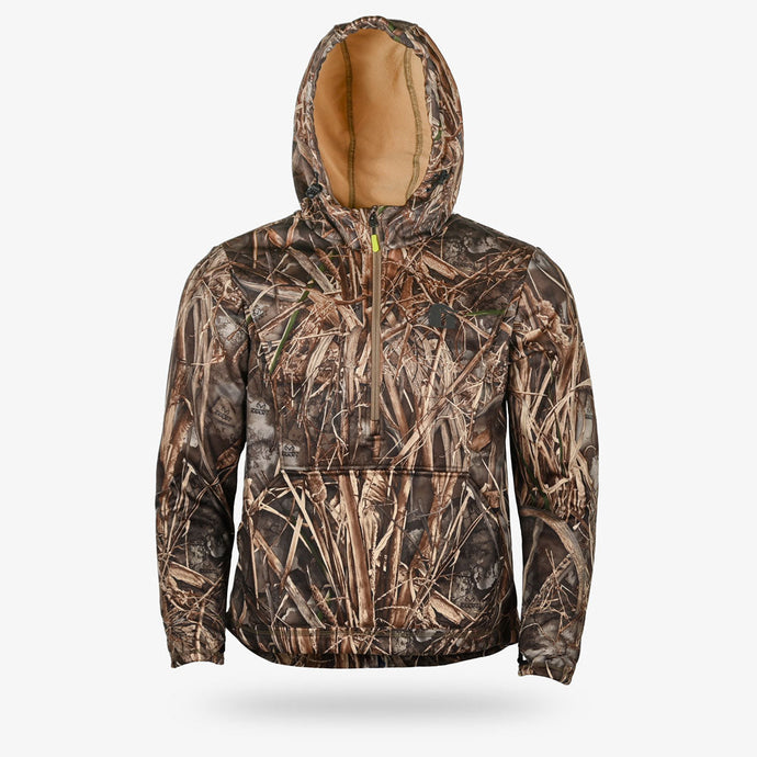 Gator Waders Mens Realtree Max-7 Catahoula 1/2 Zip Hoodie