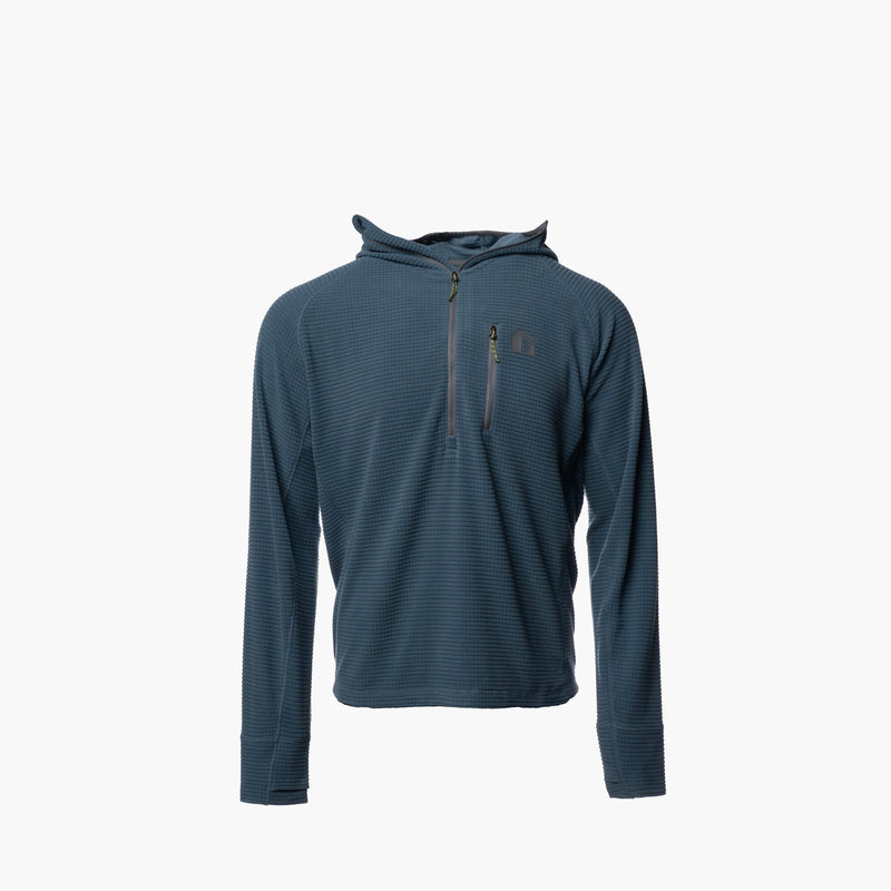 Load image into Gallery viewer, Gator Waders Men&#39;s Storm Waypoint Grid Fleece 1/2 Zip Hoodie
