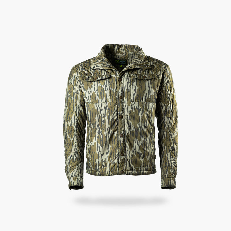 Load image into Gallery viewer, Gator Waders Mens Mossy Oak Original Bottomland Insulated Snap Shirt
