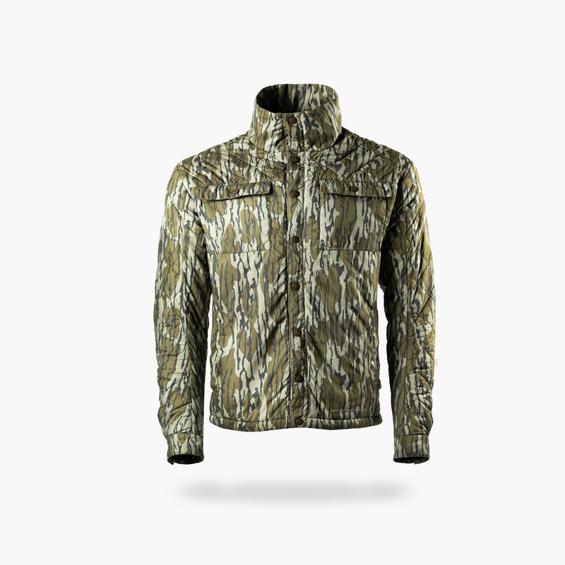 Load image into Gallery viewer, Gator Waders Mens Mossy Oak Original Bottomland Insulated Snap Shirt
