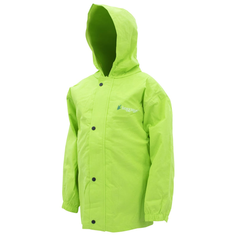 Load image into Gallery viewer, Frogg Toggs Youth Hi-Vis Lime Green Jacket Polly Woggs Waterproof Rain Suit
