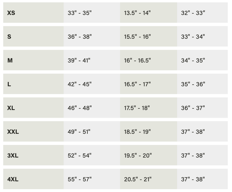 Load image into Gallery viewer, Simms Mens CX Solar Tech Long Sleeve T-Shirt Size Chart
