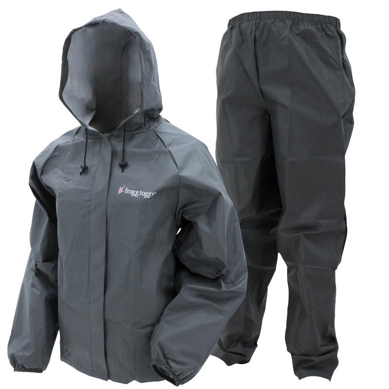 Load image into Gallery viewer, Frogg Toggs Womens Black Ultra-Lite2 Rainsuit 


