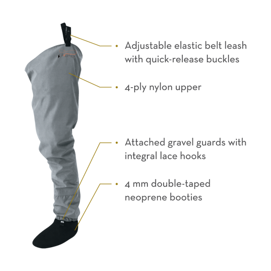 Frogg Toggs Mens Slate Canyon II Stockingfoot Hip Waders