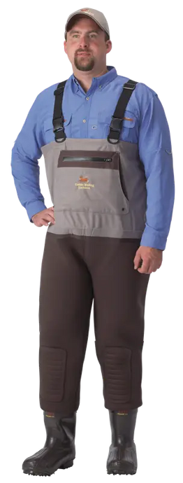 Man modeling Hybrid Extreme Elements Bootfoot W/1200 Gram Boots