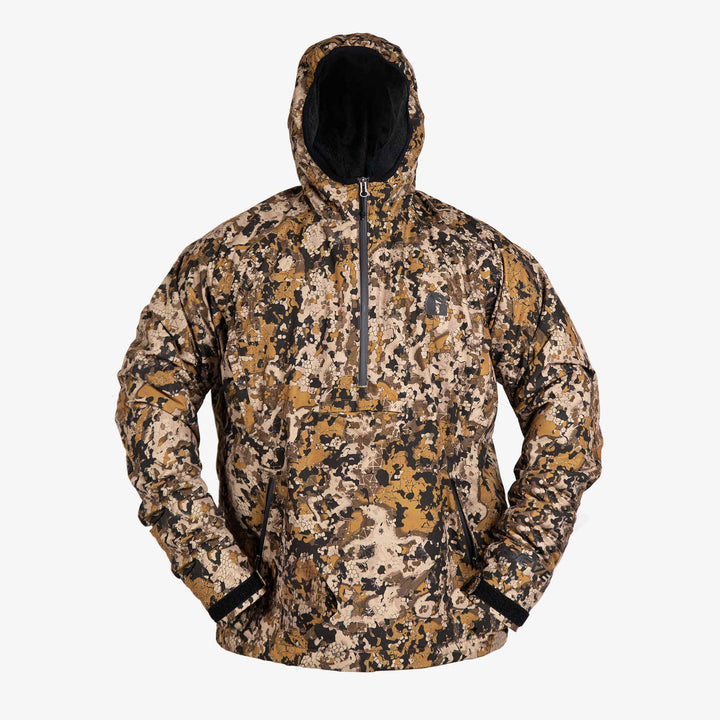 Load image into Gallery viewer, Gator Waders Mens  Brown Waterproof 1/2 Zip Bog Hoodie
