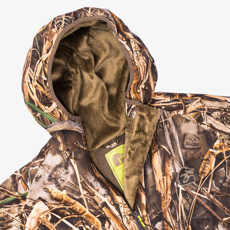 Load image into Gallery viewer, Gator Waders Mens Realtree Max-7 Waterproof 1/2 Zip Bog Hoodie
