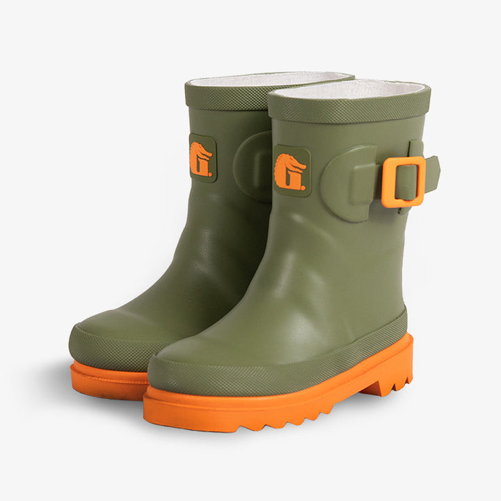 Load image into Gallery viewer, Gator Waders Youth Olive Rain Boots
