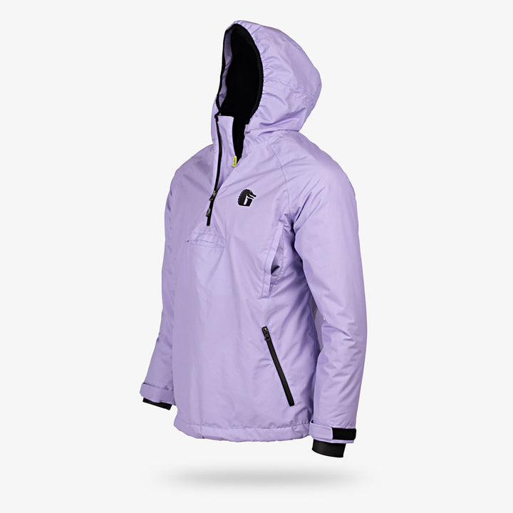 Load image into Gallery viewer, Gator Waders Womens Lavender Waterproof 1/2 Zip Bog Hoodie
