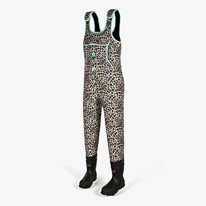 Load image into Gallery viewer, Gator Waders Womens Leopard Retro Waders
