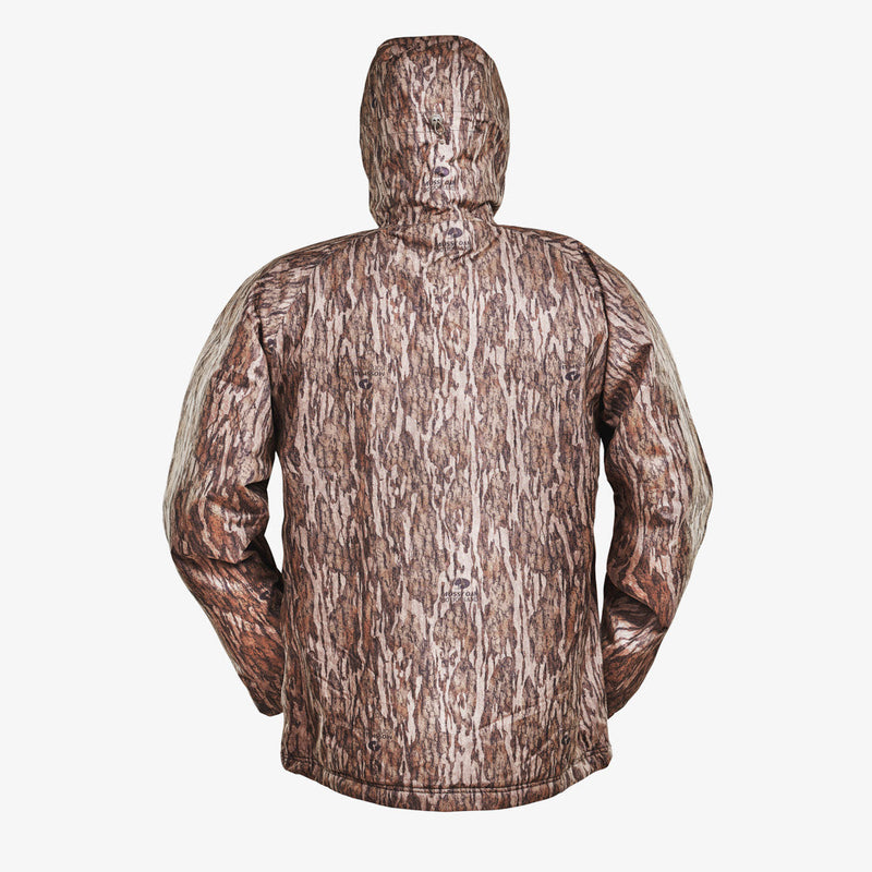 Load image into Gallery viewer, Gator Waders Mens Mossy Oak Bottomland Waterproof 1/2 Zip Bog Hoodie
