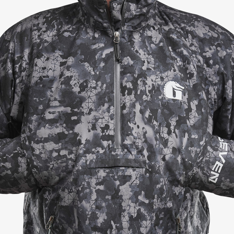 Load image into Gallery viewer, Gator Waders Mens 7 Black Waterproof 1/2 Zip Bog Hoodie
