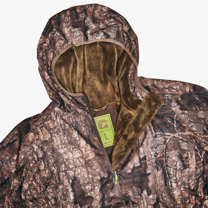 Load image into Gallery viewer, Gator Waders Mens Realtree Timber Waterproof 1/2 Zip Bog Hoodie
