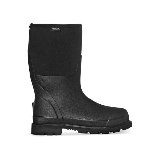 Bogs Mens Black Task Mid Rubber Boots