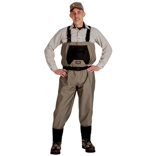 Man modeling  Breathable Stockingfoot Wader