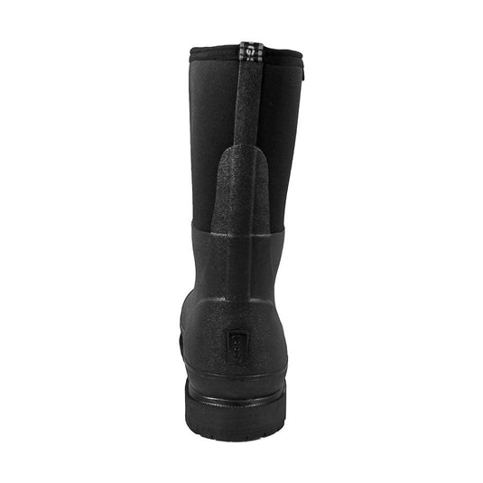 Bogs Mens Black Task Mid Rubber Boots