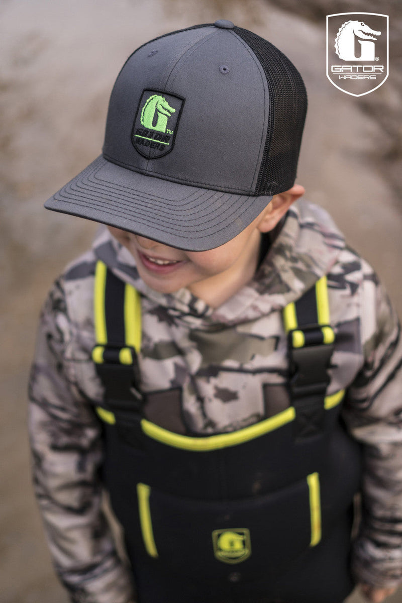 Load image into Gallery viewer, Gator Waders Youth Lime Neoprene Waders
